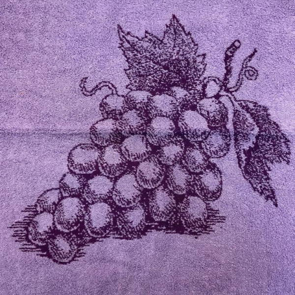 paño de cocina uva